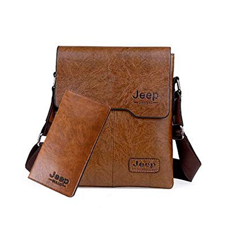 Bolsa Jeep Buluo Transversal De Couro Pu Com Carteira