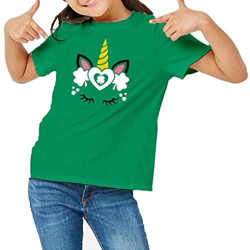 Deerose Kids Short Sleeve Shirts Boy Girls Summer Striped Tee Top 3-14 Years4