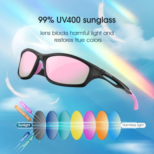 Image of Duduma Polarized Sports Sunglasses for Men Women Running Cycling Fishing Golf Driving Shades Sun Glasses Tr90