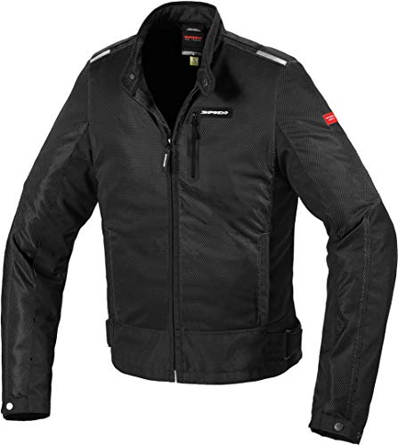 Spidi Solar Net Noir blouson de moto pour homme idéal en été et au quotidien