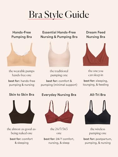 Image of HATCH The Dream Feed Nursing & Sleep Bra, Stretchy & Wireless with Crossover Pull-Down Design for Breastfeeding