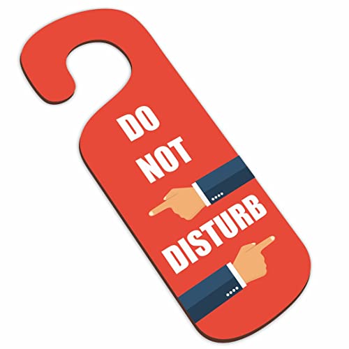 Image of KREEPO Do Not Disturb MDF Door Sign Hanger Size(24cm x 8.5cm) kr52