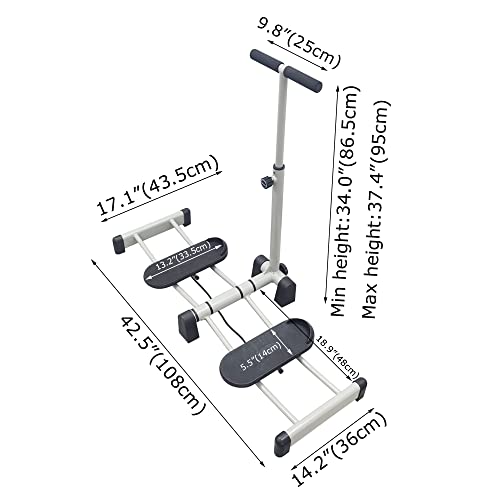 Image of Leg Exercise Equipment Machine Skiing Exercise Machine Home Workouts Cardio Trainer Machine Leg Cardio Fitness Gym Trainer Women Pelvic Floor Recovery