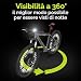 Velmia Riflettori per Raggi [36 Pezzi] - visibilità a 360 ° e...