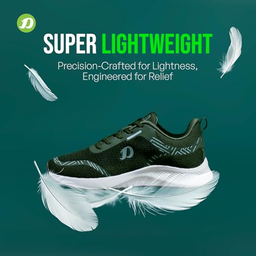Image of DOCTOR EXTRA SOFT Mens Running Shoe with Memory Foam Insole & Ultrasoft Outsole|Sports,Gym,Training,Walking,Jogging,Casual,Athletics|Lightweight|Comfortable|Slipon Sneaker Lace-Up Gents Boys D-2010
