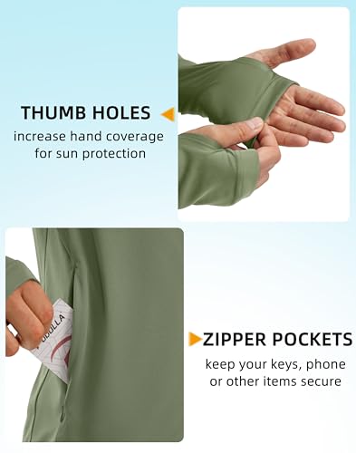 Pudolla Men's Sun Protection Hoodie UPF 50+ Fishing Hiking Shirt UV Shirts with Mask for Men Long Sleeve Lightweight4