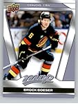 2025-26 Upper Deck MVP Hockey #4 Brock Boeser Canucks
