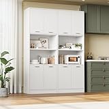 FOTOSOK 2 Pcs 71' Pantry...