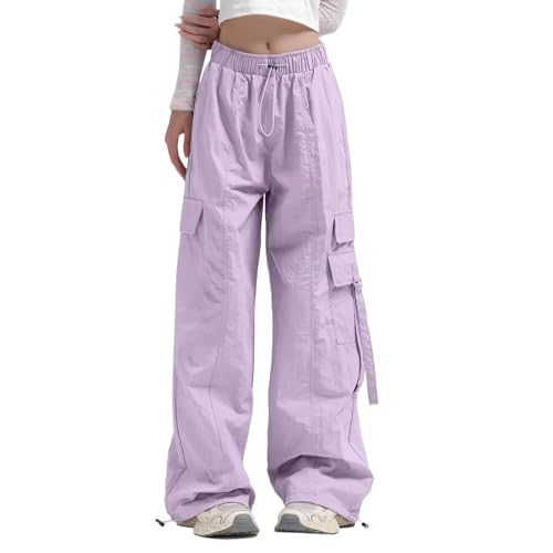 Pantalon cargo Y2K femme vêtement décontracté ample style hip hop