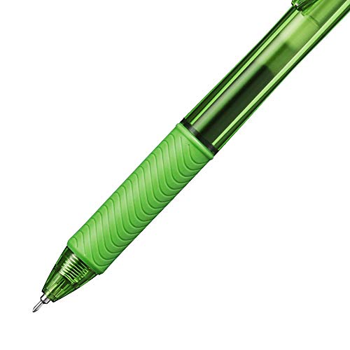 Caneta Pentel Energel X Retrátil 0.5Mm Verde Limão, Pentel, Sm/Bln105-K, Verde Limão