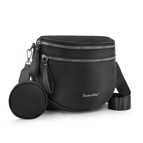 Montana West Large Bum Bag Nylon Crossbody Bags Mom Purse with with Coin Purse, MWC-583BK by Montana West - Used condition - US$18.59
