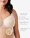 Wacoal Women's Basic Beauty Lightly Padded Underwire Full Coverage T-Shirt Bra, 853192, Naturally Nude, 40C