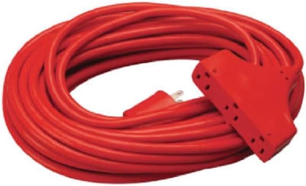 Master Electrician 04218ME 50-Feet Outdoor Extension Cord, Red