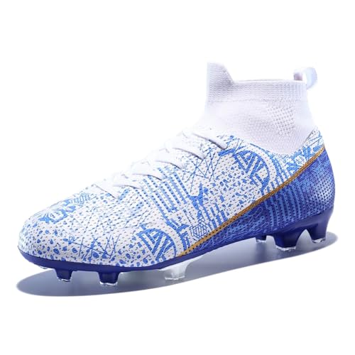 curunect Soccer Cleats Mens Women High-top Spikes AG