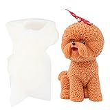 5 プードル ソープ型 | プードル アイス用シリコンモールド,シリコン プードル型 プードル フォンダン型 チョコレート キャンディ ケーキ ベーキング型 ケーキ ペストリー ケーキ デコレーション用