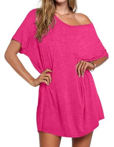 Cache-maillot de bain femme : la robe t-shirt décontractée pour cacher les complexes