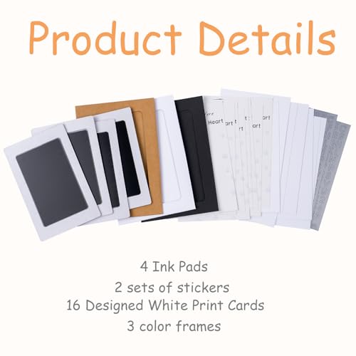 image for DeerZone Inkless Paw Print Kit,Dog Paw Print Kit,Dog Nose Print Kit,Cl