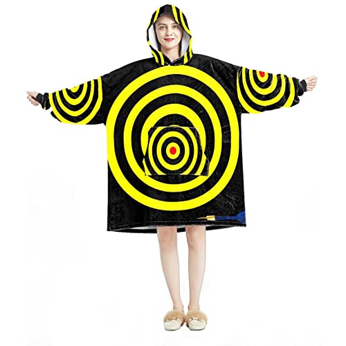 Sweat à capuche surdimensionné sherpa cadeau hiver original