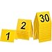 30 Pack Evidence Markers Crime Scene Markers Tents Evidence Number Cards Crime Scene Decorations Party Decorations for Kids Adults Detective Clue Game Halloween Props Decoration