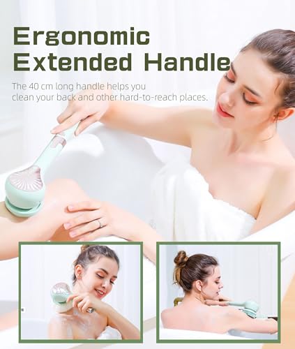 Brosse électrique dos à 3 vitesses pour une exfoliation sous la douche - 7