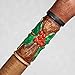 Christmas cane with Santa Custom walking stick Hand carved Candy