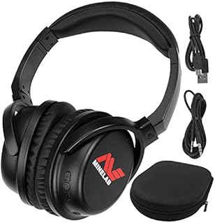 MINELAB ML 80 Bluetooth Wireless Low Latency Headphones with Case and 1/8