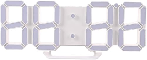 RUNROTOO Office decore The Office Decor Large Numbers Clock Green Numbers Clock Digital Table Clock Digital Alarm Clock reloj de pared LED Wall