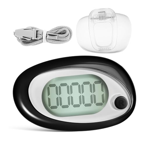 SUPVOX Reusable Fitness Pedometer Counter Clip Accurate Step Counter for Hiking Sports