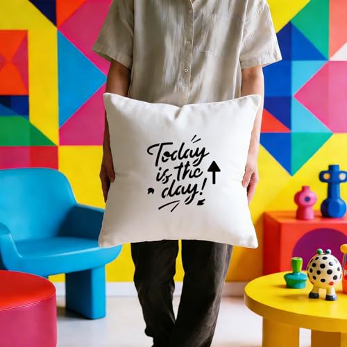 INFUNLY 20 Pcs Inspirational Quote Stencil 7.87x7.87 Inch/20x20cm Motivational Word PET Wall Stencil Reusable Emotional Text Template for DIY Wood Sign Canvas Tote Bedroom Decor - Image 6