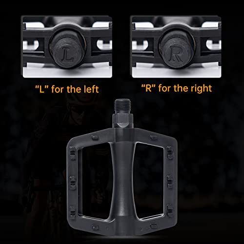 Alston Universal Road Bike Pedals Lightweight Non-Slip Wide Flat Cycling Pedals Fit For For E-Bike, Urban Commute, Mtb Bikes 9/16" #TOP3