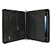 KHOMO Executive Pad Folio Case with Notepad Holder and Storage Pockets for iPad, Air, Pro 9.7, 10.2 and 10.5 inch - Black