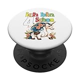 kinder ich bin schon 4 compleanno unicorno 4 anni popsockets popgrip intercambiabile