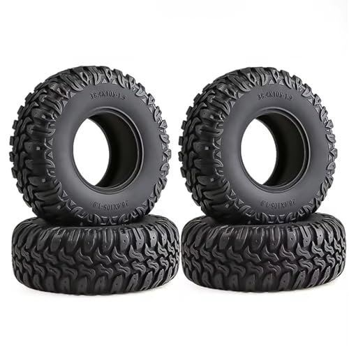 Pneus en caoutchouc de roue 1/10 RC crawler car contre le patinage sur Axial TRX4 MST