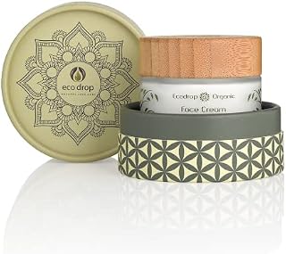 Ecodrop Organic Face Cream | Advanced Daily Facial Cream for Women | 100% All Natural Ingredients | Moisturiser & Anti Ageing Treatment