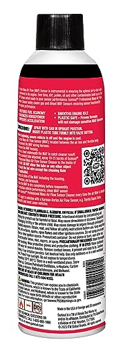 Image of Gumout 540041 Professional Formula Mass Air Flow Sensor Cleaner Spray, 11 oz - Safely Cleans Delicate MAF Sensors to Improve Engine Performance, Restore Power, Reduce Hesitation and Boost Fuel Economy