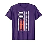 Stick Shift American Flag Manual Transmission Gearbox T-Shirt