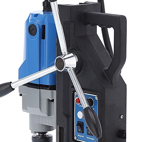 Foto von Magnetbohrmaschine Kernbohrmaschine 1100W Elektrischer Magnetbohrer Tragbares Magnetbohreinheit Kernbohrgerät Magnetkernbohrsystem Kernbohrer 100-720 U/min (EU-Stecker)