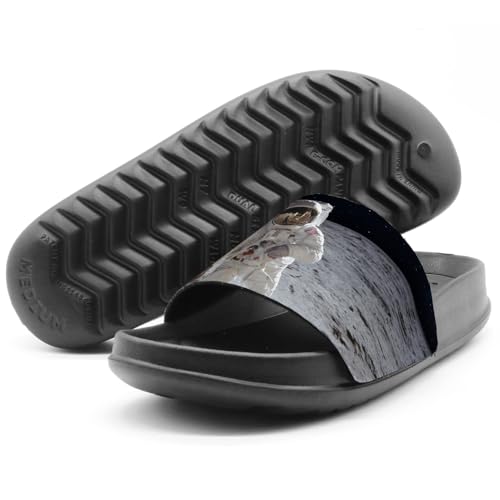 Popfunk NASA Apollo 11 Moon Unisex Adult Slides Adjustable Flip Flop Sandals Officially Licensed Hypd Slydr Switch™4