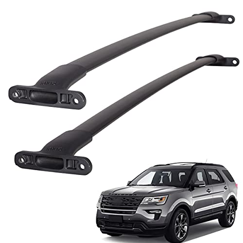 roof rack base - TUNTROL Roof Rack Crossbars Fit for Ford Explorer 2016 2017 2018 2019, All Aluminum Mount Base and Bars, Top Rail Cargo Luggage Carrier Set