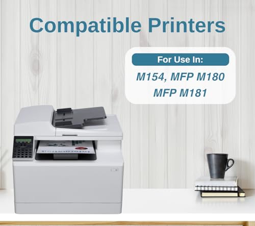 Image of 204A Toner Cartridge Compatible for Color LJ Printers M154, MFP M180, MFP M181 (204A - 4 Color Combo)