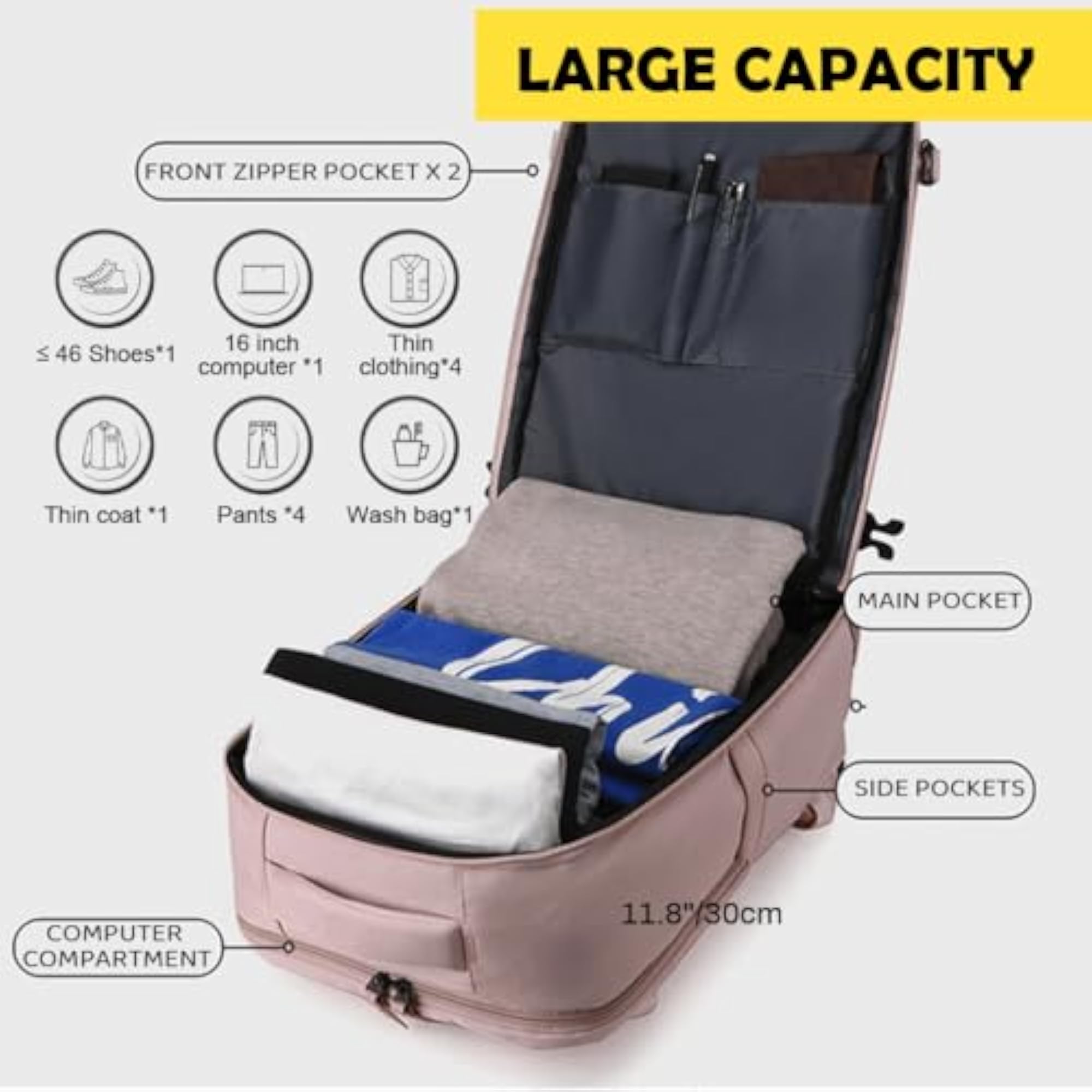 Travel Backpack for Women 15.6'' Laptop Backpack