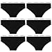 Produktbild Libella Unterwäsche Damen Set (6er Pack) Hipster Pantys Frauen Baumwolle in leuchtende Farben 3411 schwarz S