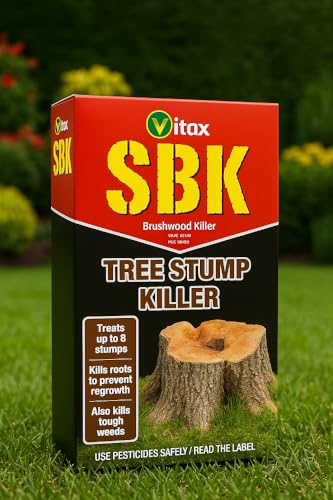Vitax SBK Brushwood Killer 250ml Concentrate Tree Stump and Woody Weed Treatment Glyphosate-free