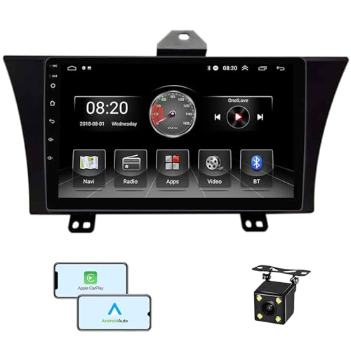 LEgDor Radio de Coche Android 12 Coche 2 DIN para H-Onda E-lysion 2012-2015 Reproductor Multimedia Carplay 9″ GPS Navegación Bluetooth Control del Volante Cámara de visión Trasera,M700S