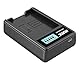 ayex USB Ladegerät Kompatibel mit Nikon EN-EL15 Akkus für zB Z7 II Z6 II Z5 D850 D780 D750 D600 Lädt per USB zB an Laptop & Powerbank mit LCD-Ladestandanzeige