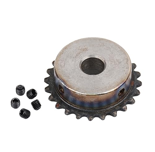 Bevel Gear Pinion Hardware Mechanical 1pcs 04C Chain Gear Steel 25 Teeth Industrial Sprocket Wheel with Top Wire Bore 6mm 8mm 10mm 12mm 12.7mm 14mm 15mm 16mm 17mm(15mm)
