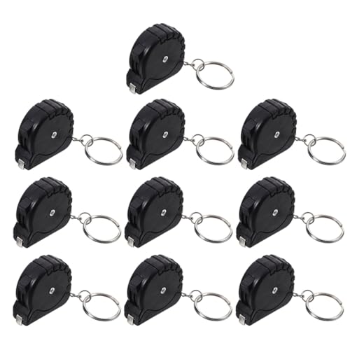 Set 10 pcs Mini Cinta Métrica Retráctil de Acero
