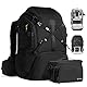 TARION Kamerarucksack Groß Kamera Fotorucksack: 2-in-1 SLR DSLR Rucksack mit Kameratasche Wasserdicht Kamera Umhängetasche Spiegelreflex 15,6 Zoll Laptopfach und Verlängerungsriemen(HX-XL,Schwarz)