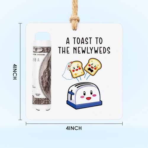 Wedding Money Holder Wedding Gifts for Couples Newlyweds Funny Newly Wed Gifts for Newlyweds Engagement Party Money Holder Decoration2