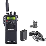 Midland - Alan 42 DS CB Radio Portable Transceiver, License-Free, Multi-Band for All EU Countries, Digital Squelch - Professional Transceivers AM/FM with 2-Pin Socket, Antenna, and Accessories